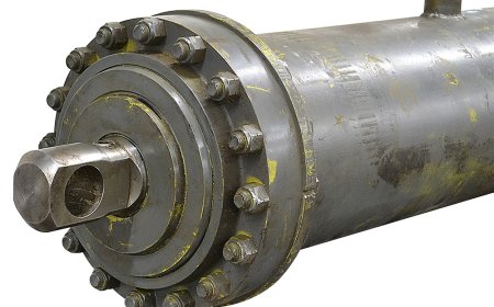 Three-stage Telescoping Hydraulic Cylinder