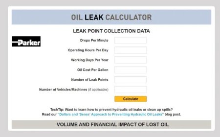 Parker Oil Leak Calculator