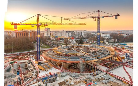 New Train Station Emerges Thanks to Liebherr Tower Cranes in the Grand Paris Express Project
