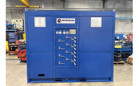 Hydraulic Power Unit Manufactured For Export To An International Gold Mine