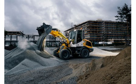 Liebherr's L 507 E battery-electric wheel loader is set to make its sales debut