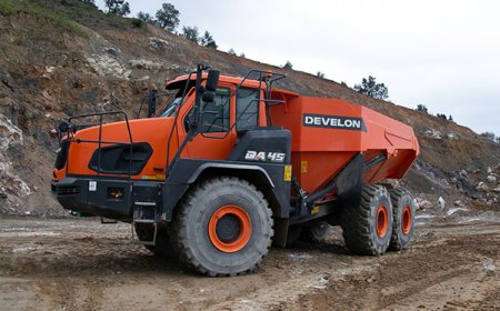 The initial sale of the Develon DA45-7 Articulated Dump Truck has taken place in Italy