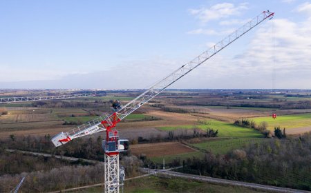 CTLH 192-12 Hydraulic Luffing Jib Tower Crane