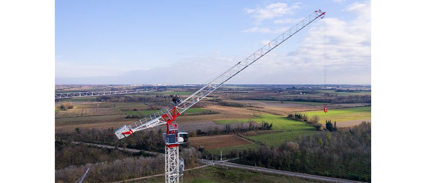 CTLH 192-12 Hydraulic Luffing Jib Tower Crane