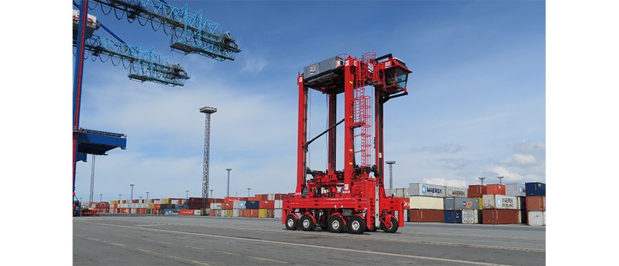 Kalmar agreed to supply three hybrid straddle carriers for SAMR