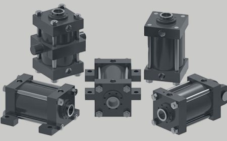 Large-bore tie-rod NFPA cylinders