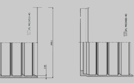 M03450-40 ferrule serves as a replacement for M03400-40