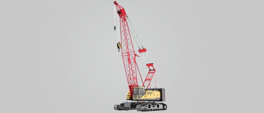 Below 100T Lattice Boom Crawler crane