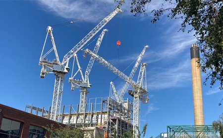 Select Enhances Its Fleet With Three Terex Luffing-Jib Cranes