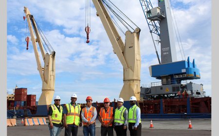 The Konecranes Gottwald Generation 6 Mobile Harbor Crane