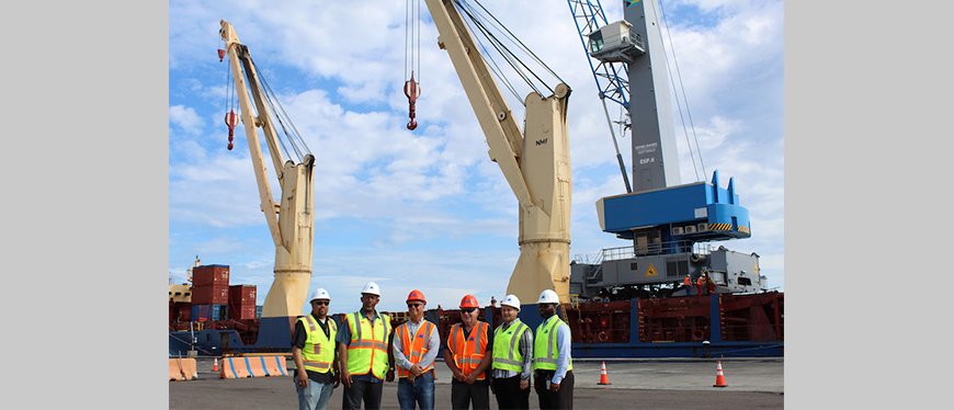 The Konecranes Gottwald Generation 6 Mobile Harbor Crane