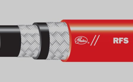 Red Fire Suppressant Hose