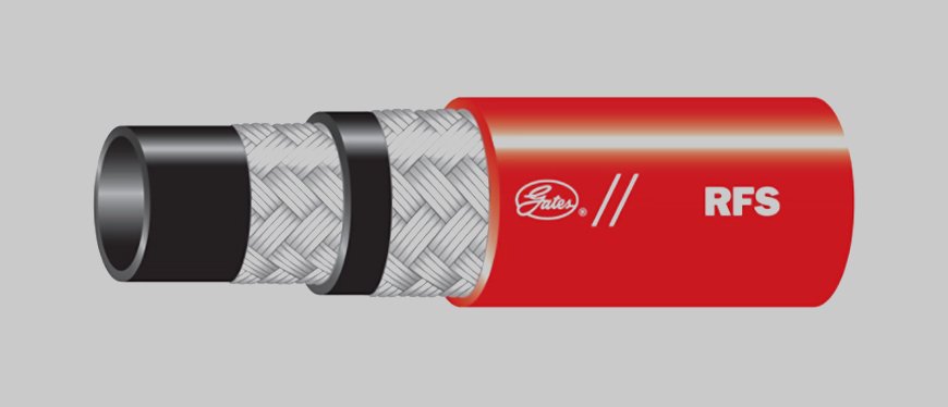 Red Fire Suppressant Hose