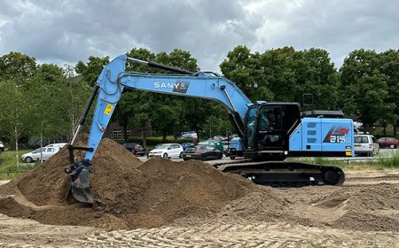 Progression: Sany’s Electric Excavator Sy215e Makes Its European Debut