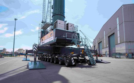 Introducing The New Liebherr LHM 550: A Logistics Powerhouse For The Port Of Dover