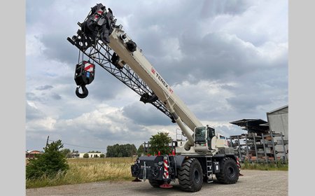 Enhance Performance With The New Terex TRT 80L Rough Terrain Crane