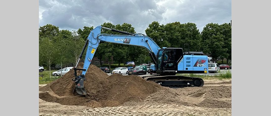 Progression: Sany’s Electric Excavator Sy215e Makes Its European Debut