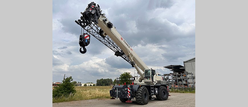 Enhance Performance With The New Terex TRT 80L Rough Terrain Crane