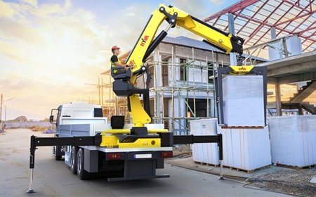 HYVA introduced innovative TRUCK-MOUNTED CRANES