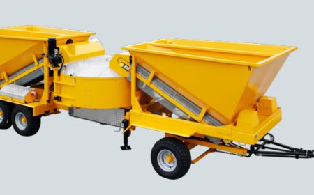 Wheel-Mounted Mobile Concrete Batching Plant