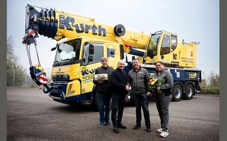 More power: Kurth Autokrane takes delivery of Liebherr LTF 1060-4.1 truck mounted telescopic crane