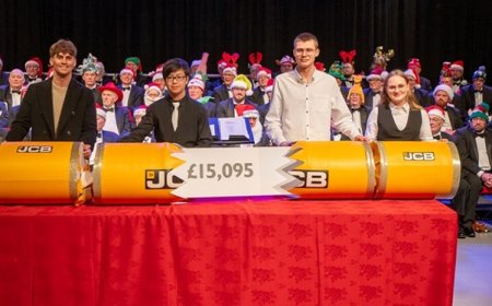 Choir on song to give JCB'S NSPCC appeal a £15,095 boost