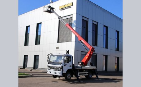 Truck-mounted aerial platform VELMASH