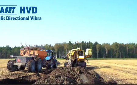 Dynaset HVD Hydraulic Directional Vibra at work