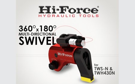 Introducing the New 360x180 Swivel for Hi-Force Hydraulic Torque Wrenches