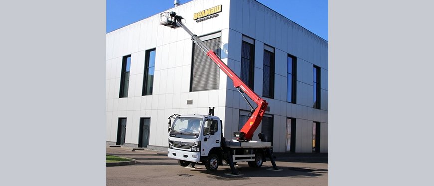 Truck-mounted aerial platform VELMASH