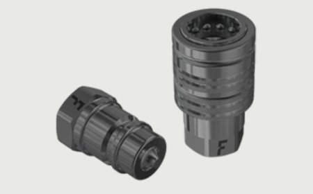Push-pull Female Couplings for Agriculture With Zinc-nickel Surface Treatment
