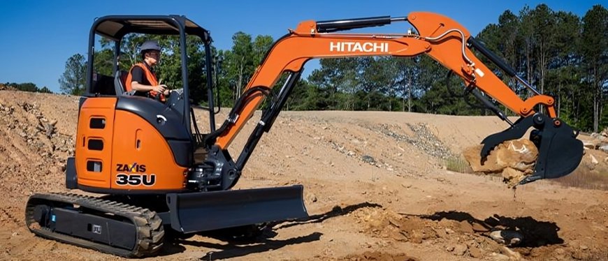 Hitachi's ZX35U-5N - Compact Excavator