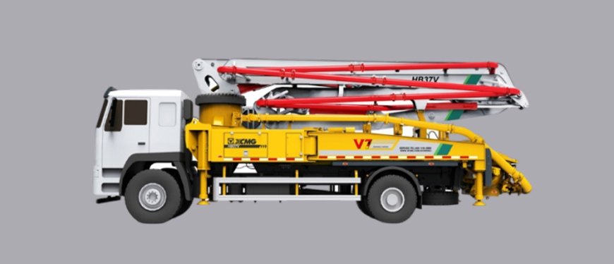 Truck-Mounted Concrete Boom Pump - HB37V Right Hand