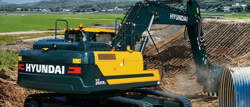 Hyundai's HX260A L 26 -Tonne Crawler Excavator