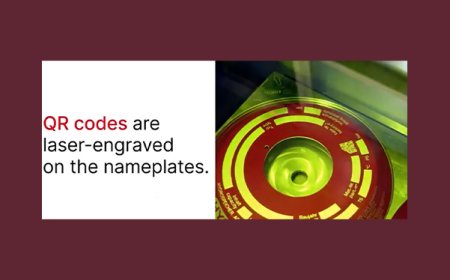 QR codes on accumulator nameplates