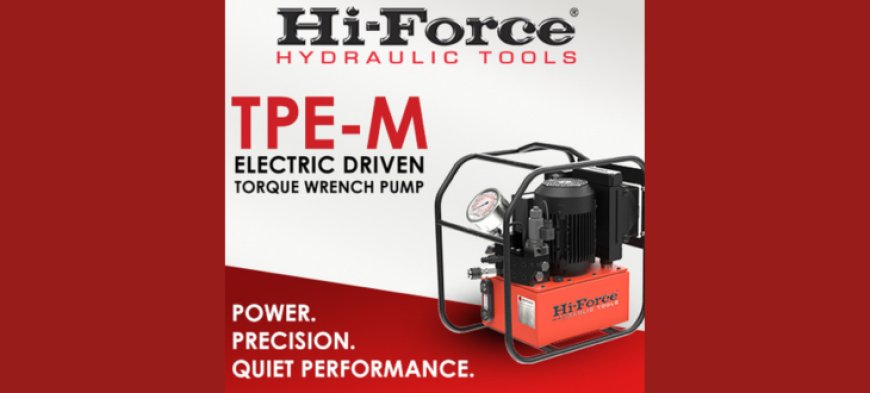 New TPE-M Series, Electric Torque Wrench Pump