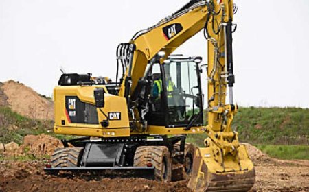 Caterpillar intros M315F, M317F wheeled excavators with tool carrier, compact radius design