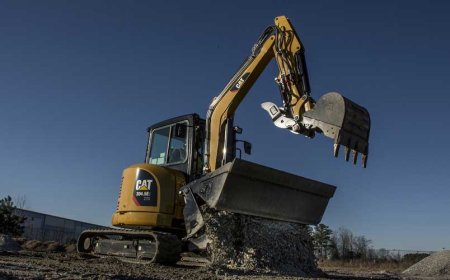 Caterpillar’s new 304.5E2 XTC is half excavator, half skid steer