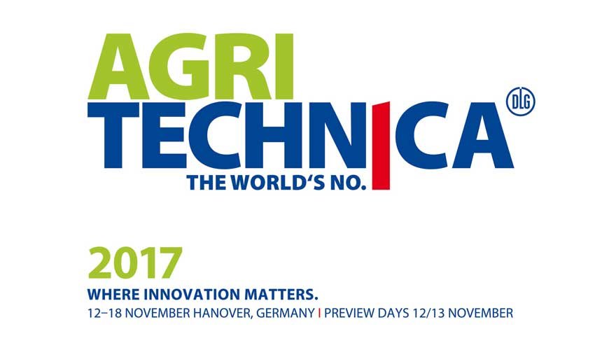 AGRITECHNICA – The World’s No. 1   Hanover-Germany 12-18 November 2017