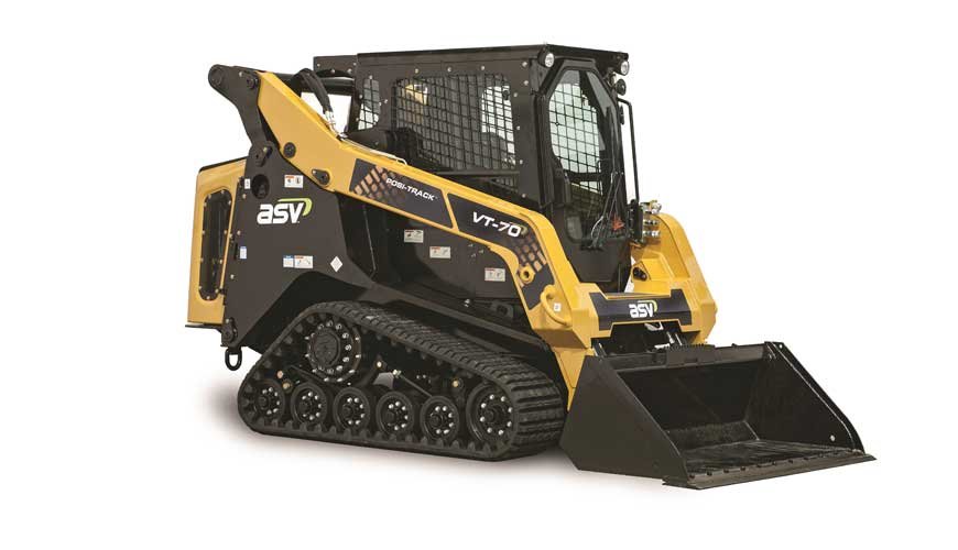 ASV track loader designed with longer track life