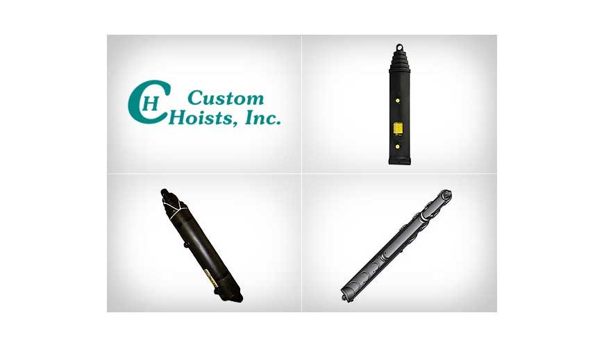 CUSTOM HOISTS INC. DOUBLE ACTING HYDRAULIC CYLINDER