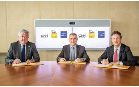 Eni, CNH Industrial and Iveco Group signed a MoU for joint sustainability initiatives