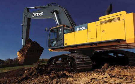 Excavators 870G LC, John Deere’s largest excavator, gets upgraded engine, hydraulics
