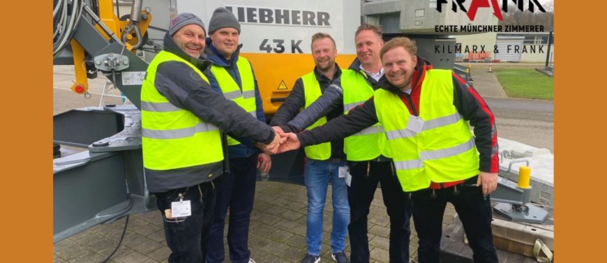 First new Liebherr 43 K fast-erecting crane goes to Zimmerei Frank in Munich