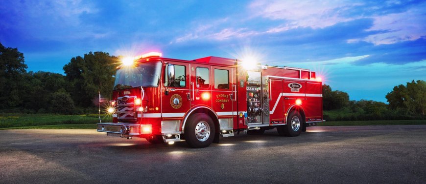 What are the hydraulic systems used in a firefighting truck?