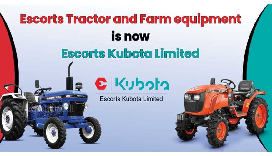 Escorts Limited was renamed Escorts Kubota Limited