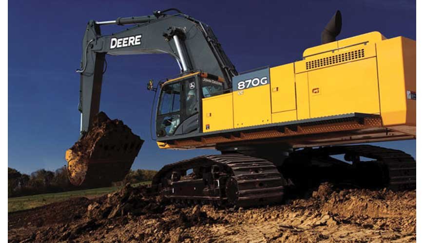 Excavators 870G LC, John Deere’s largest excavator, gets upgraded engine, hydraulics