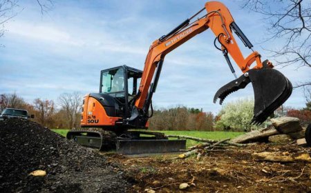 HCMA introduced the compact ZX50U-5N excavator in North America