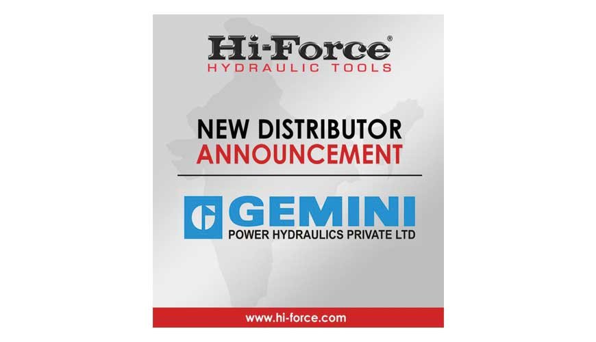 Gemini Power Hydraulics, the new distributor of Hi-Force