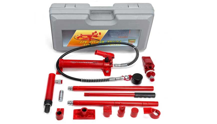 GHP 7 Piece Hydraulic Auto Body/Frame/Construction Repair Kit w Case Set
